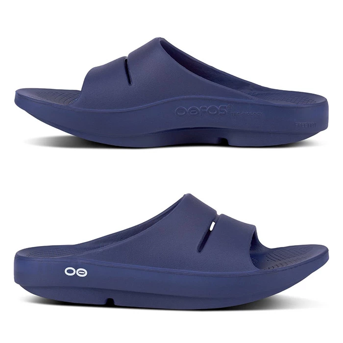 Oofos Mens OOahh Slide Sandals - Image 6