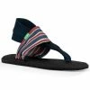 Sanuk Women's Yoga Sling 2 Prints Sandals Sand Harbor Navy