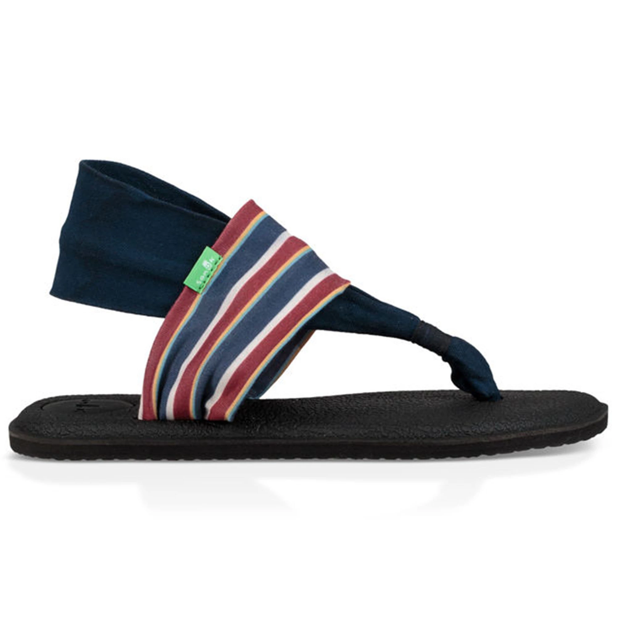 Sanuk Women's Yoga Sling 2 Prints Sandals Sand Harbor Navy - Image 2